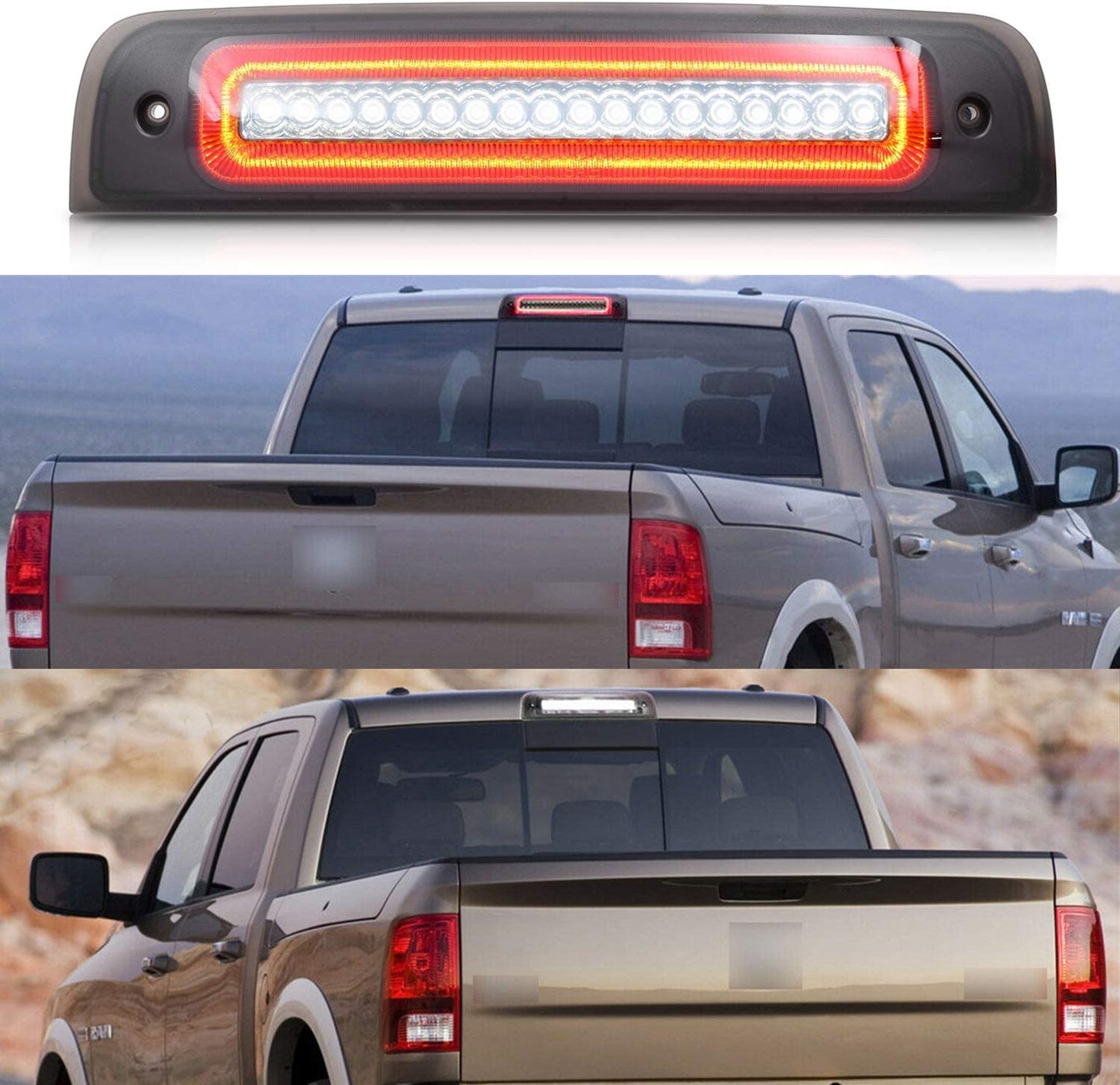 New Upgrade Led Third Brake Light for 2009-2018 Dodge Ram 1500 2500 3500 - OHMU