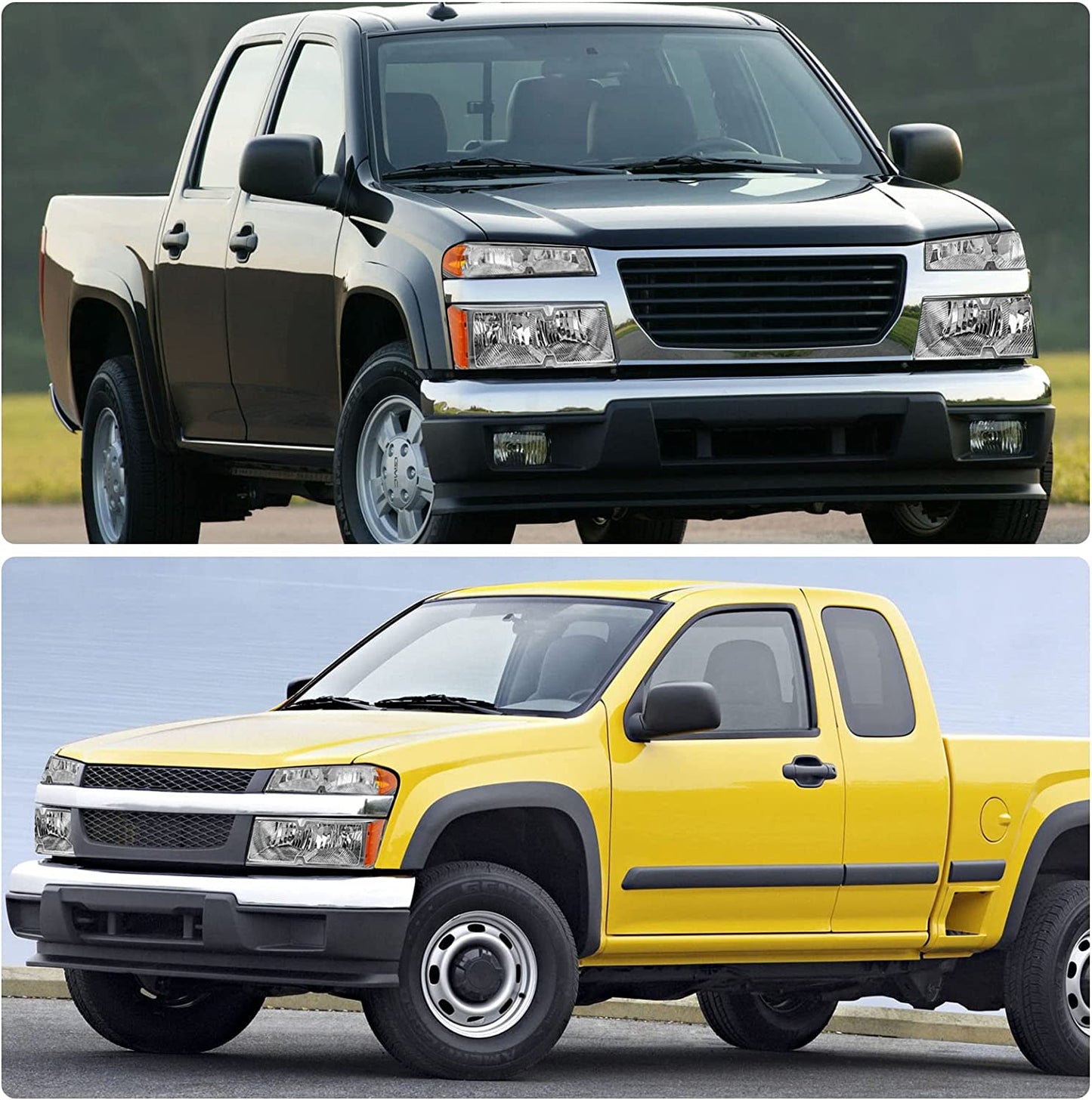 Headlight Assembly for 2004-2012 Chevy Colorado/GMC Canyon / 2006-2008 ISUZU I-Series