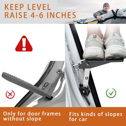 2023 Adujstable 5 Gear Extra Protection Car Door Latch Step Supports Both Feet - OHMU