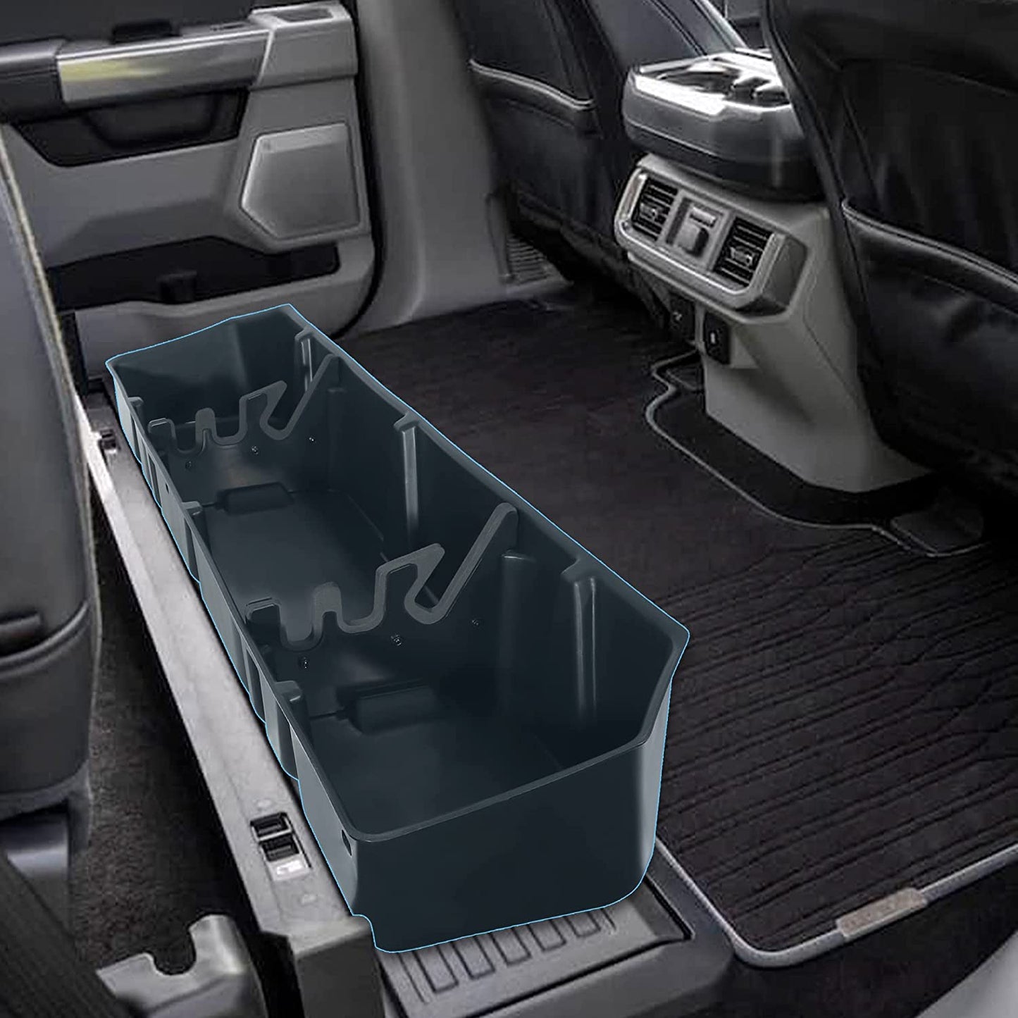Upgraded Under Seat Storage Box Fit For 2015-2023 Ford F150 SuperCrew Cab & Crew Cab
