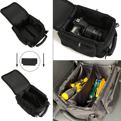 Under Seat Storage Pouch Bag Compatible with Jeep Wrangler JK JKU JL JLU 4XE Gladiator JT - OHMU