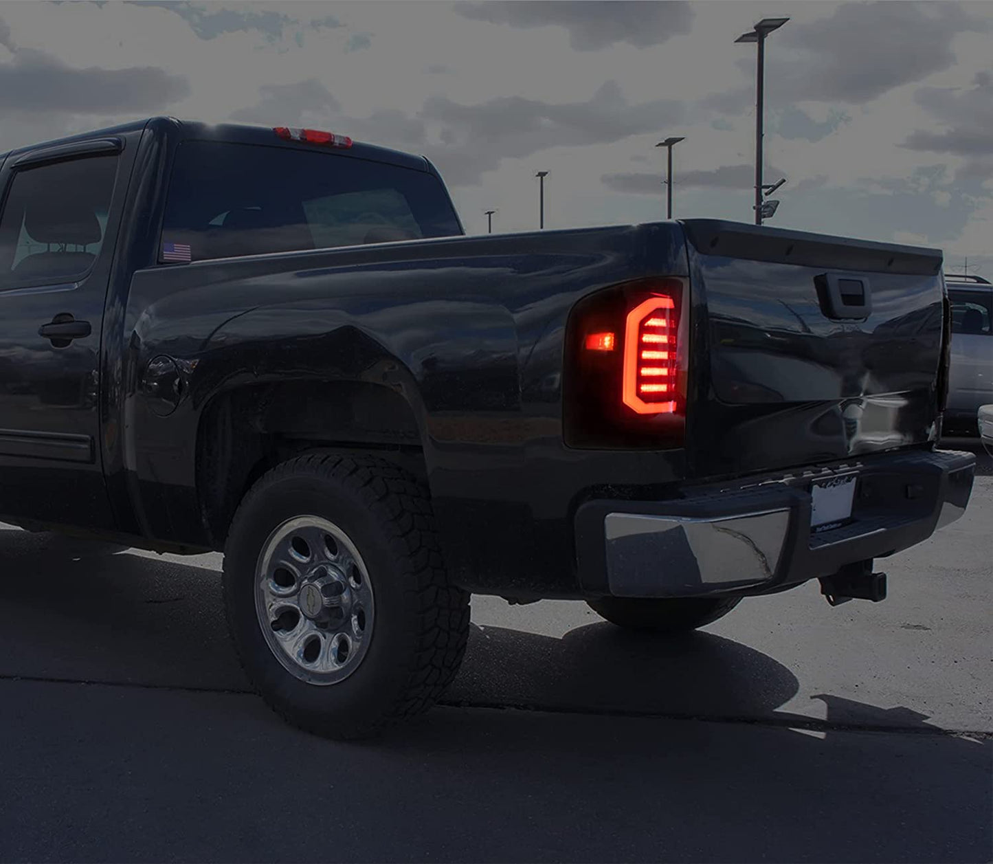 Upgraded Full LED Tail Lights Kit for Silverado 1500 2007-2014