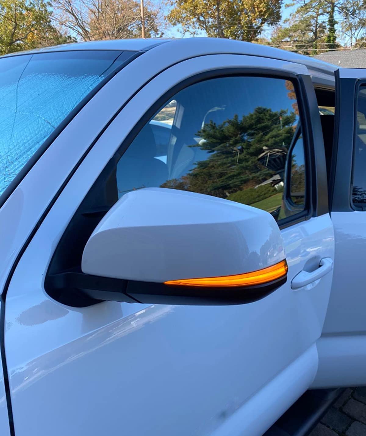 LED Side Mirrors, Sequential Dynamic Turn Signal Lights Indicator for Toyota Tacoma, RAV4 XA50, Highlander XU70 - OHMU