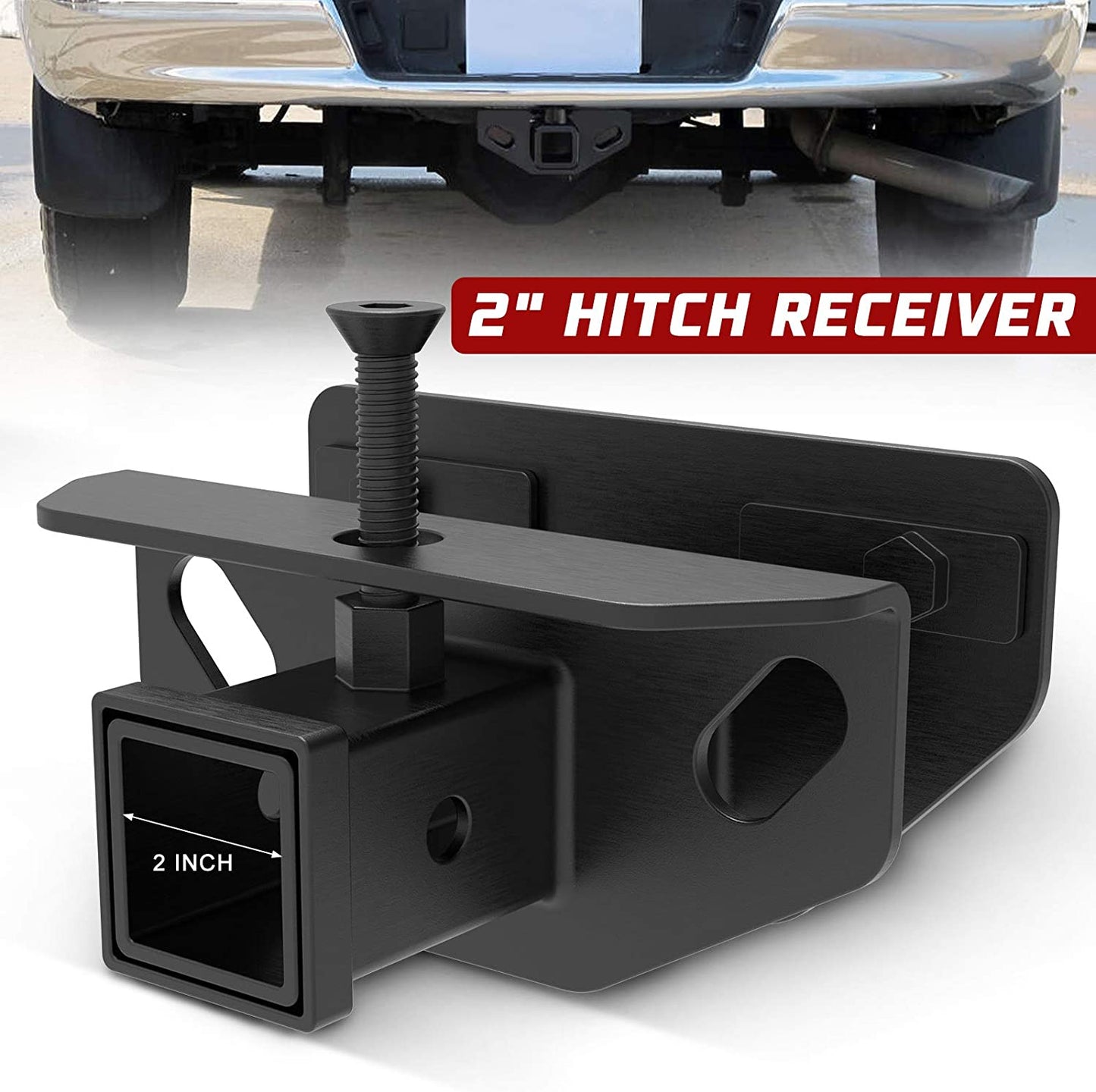 Rear Trailer Hitch Receiver Fit for Dodge Ram 2003-2021