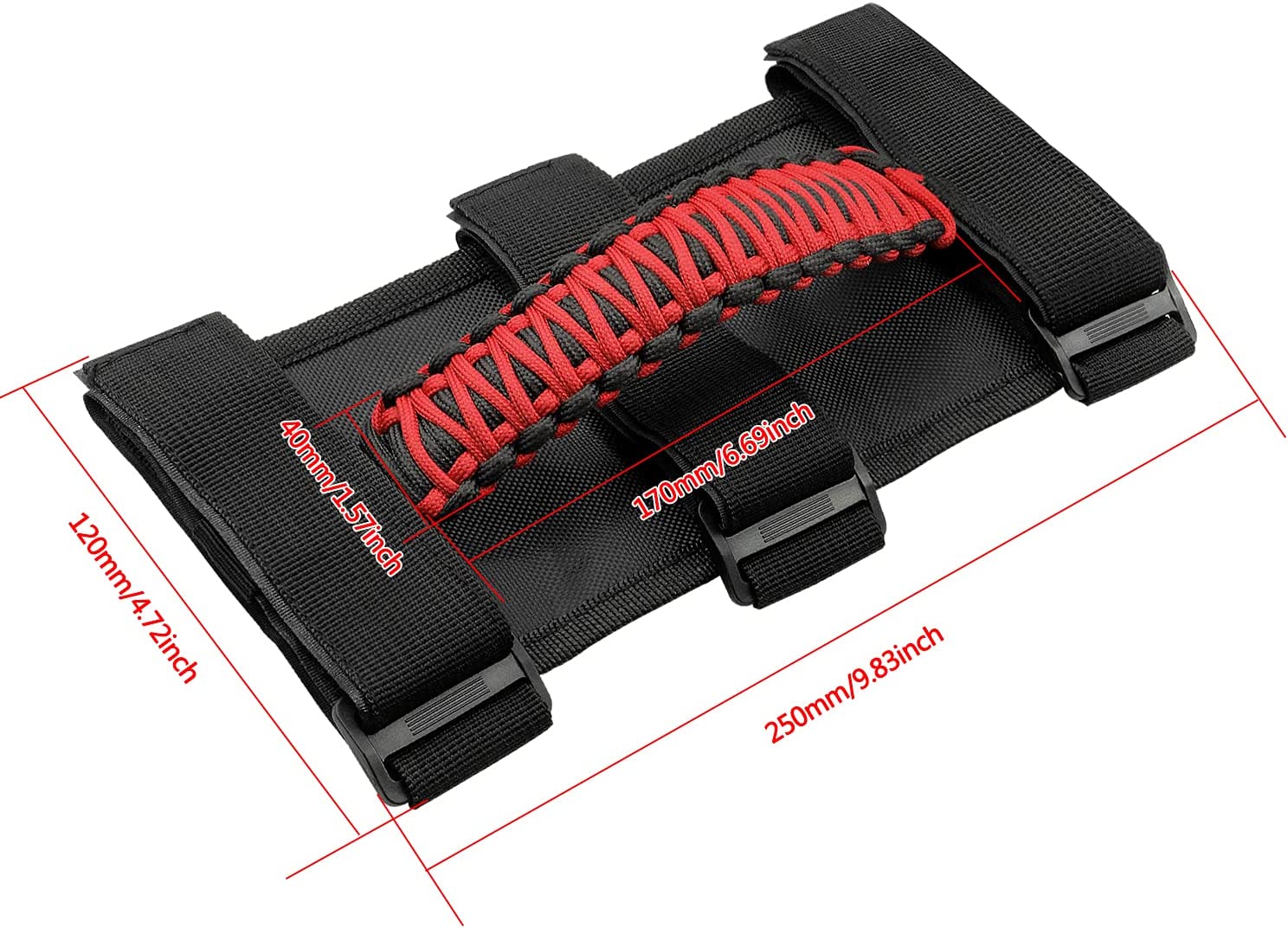 Roll Bar Grab Handles for Jeep Wrangler YJ TJ JK JKU JL JLU Gladiator JT 1955-2022 - OHMU