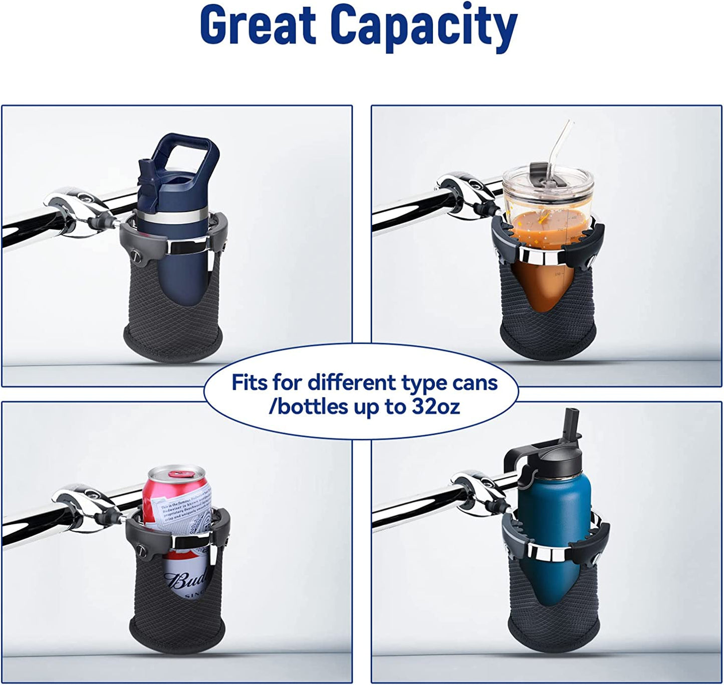 Cup Holder with 360°Swivel Ball-Mount - OHMU