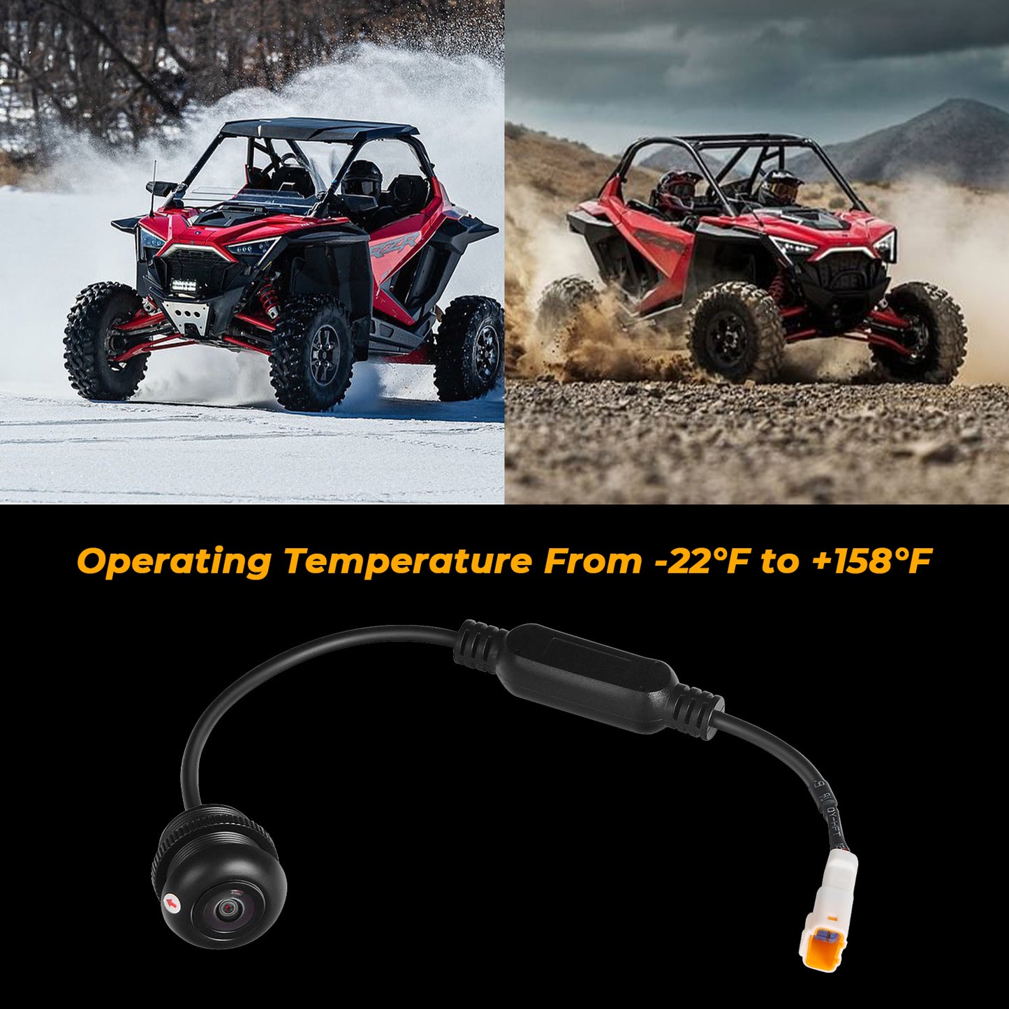 Front Rear Camera Kit for RZR