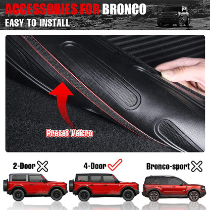 Rear Seat Back Cover Backrest Protector for Ford Bronco 2021 2022 2023 2024 - OHMU