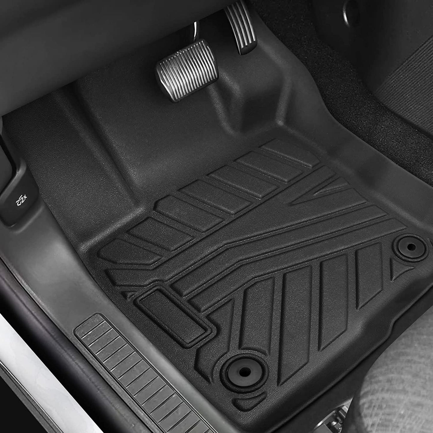 2 Row Floor Mat Liner Set for 2022-2023 Ford Maverick