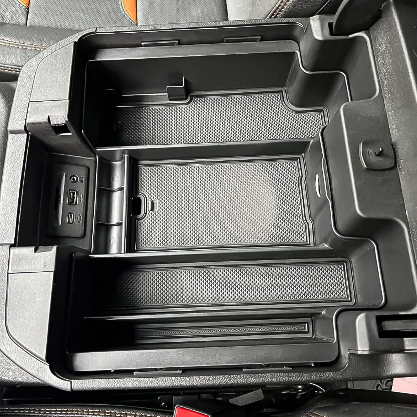 Center Console Organizer Compatible with 2020-2023 Silverado/Sierra 2500/3500HD