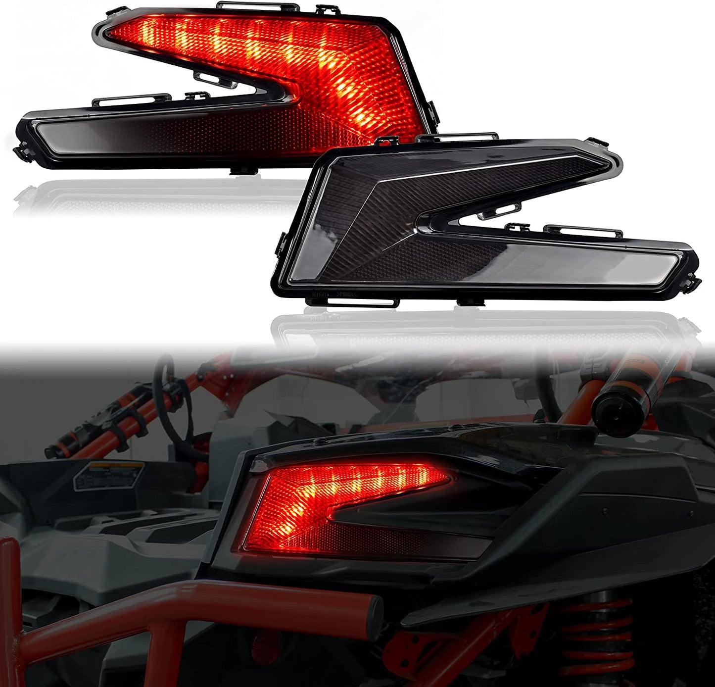 LED Rear Tail Lights for Can Am X3,Can-Am Maverick X3 XDS XRS Max Turbo R 2017-2022