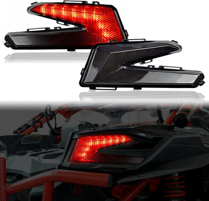 LED Rear Tail Lights for Can Am X3,Can-Am Maverick X3 XDS XRS Max Turbo R 2017-2022 - OHMU