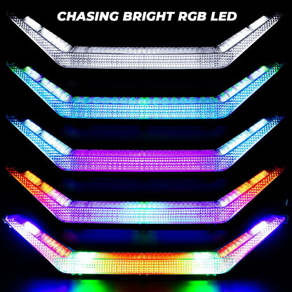 Front Accent Light LED Center Grill Fang Light Compatible with 2020 - 2023 Polaris RZR PRO XP / 4 PRO R Turbo R RZR PRO XP Light