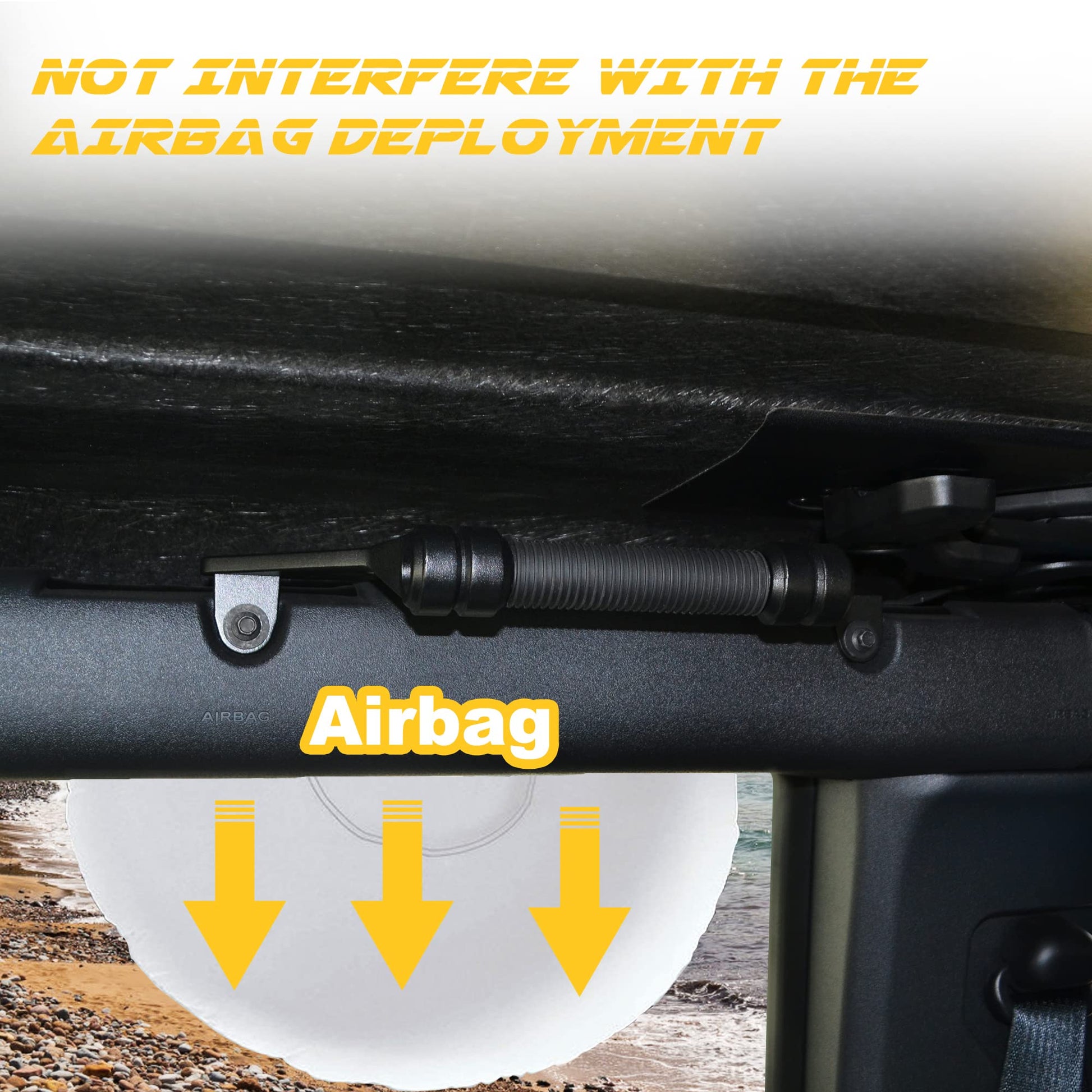 Updated Aluminum Grab Handles for Ford Bronco 2024 2023 2022 2021 2/4 Door - OHMU