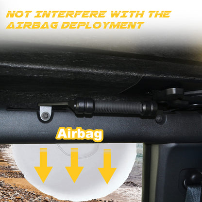 Updated Aluminum Grab Handles for Ford Bronco 2024 2023 2022 2021 2/4 Door - OHMU