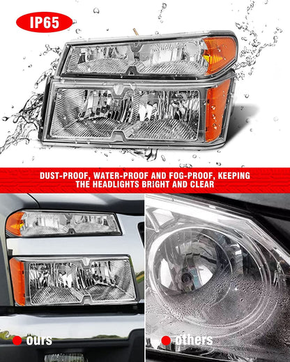 Headlight Assembly for 2004-2012 Chevy Colorado/GMC Canyon / 2006-2008 ISUZU I-Series - OHMU