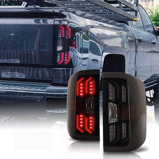 New Upgraded Tail Light Assembly for 2014-2018 Chevy Silverado 1500/2015-2018 Silverado 2500/3500HD - OHMU