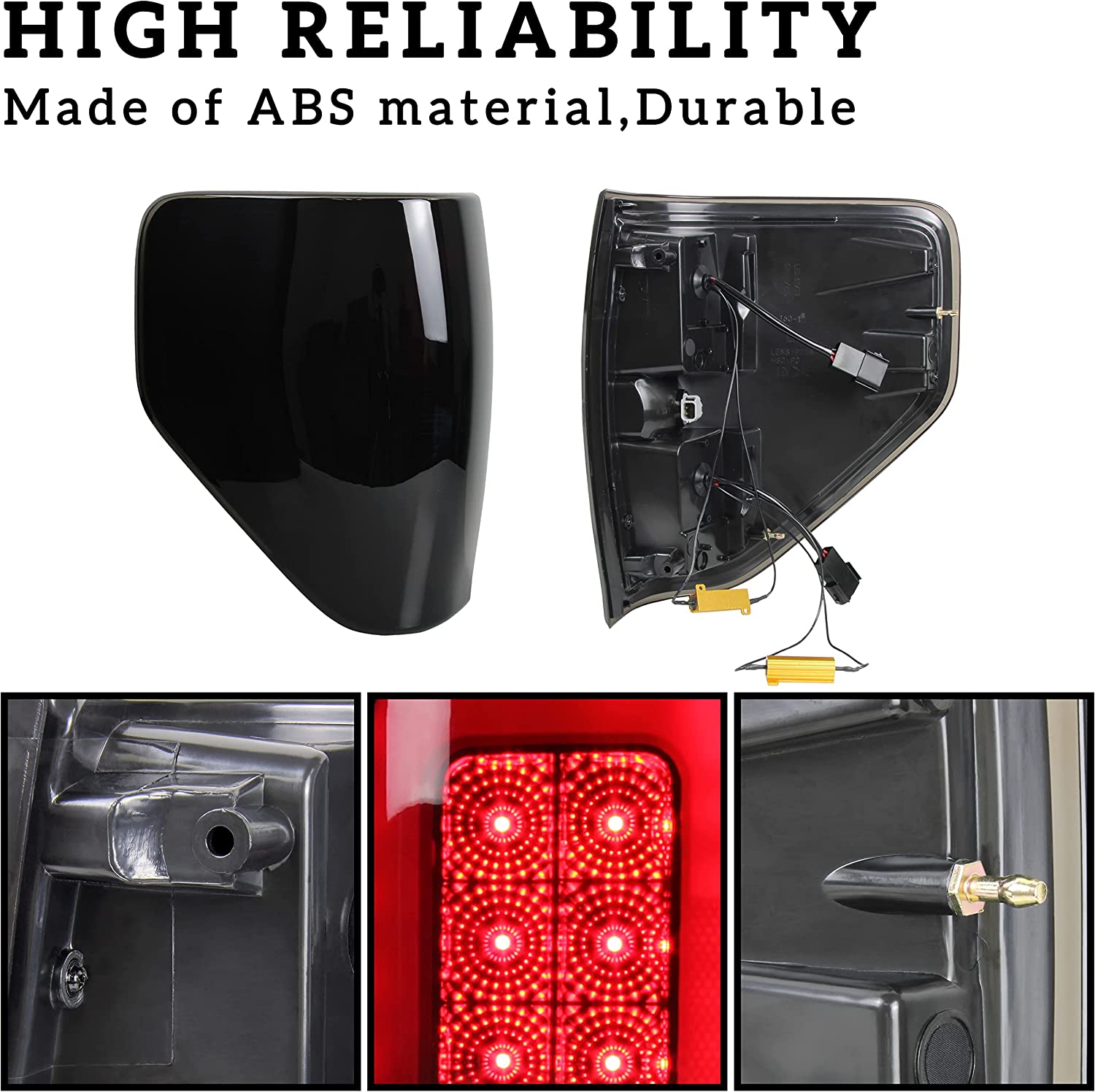 New Upgraded 4 Functions Black Full LED Tail Lights for Ford F150 2009-2014 - OHMU