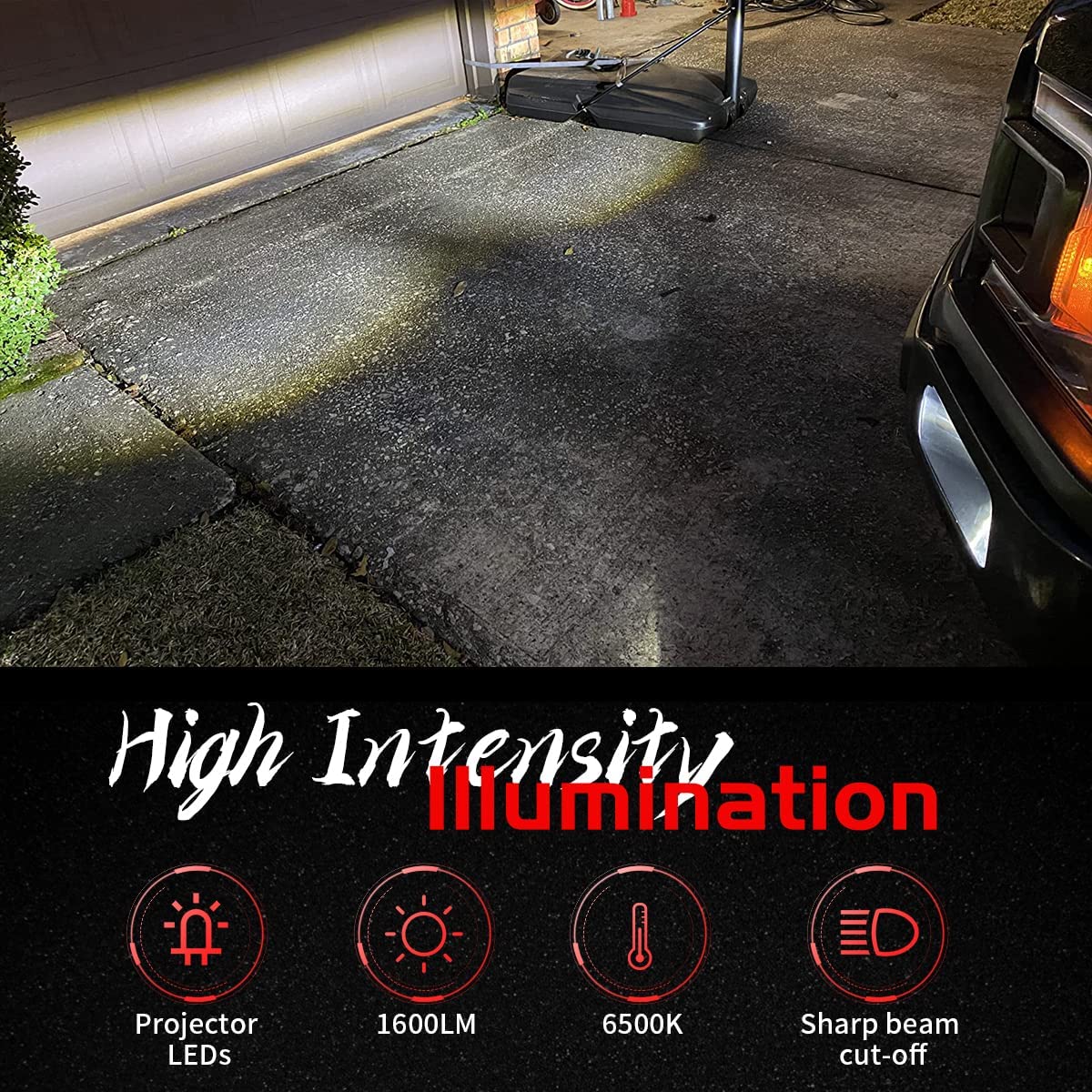 2015-2020 Ford F150 LED Fog Lights with DRL Daytime Running Light - OHMU