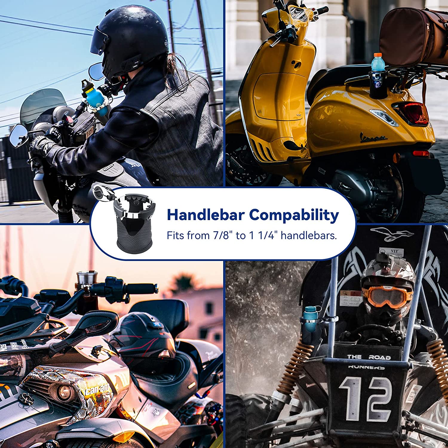 Cup Holder with 360°Swivel Ball-Mount - OHMU