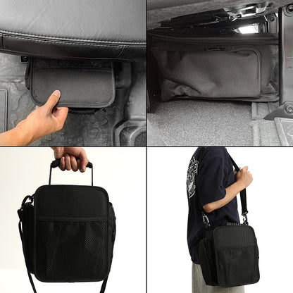 Under Seat Storage Pouch Bag Compatible with Jeep Wrangler JK JKU JL JLU 4XE Gladiator JT - OHMU