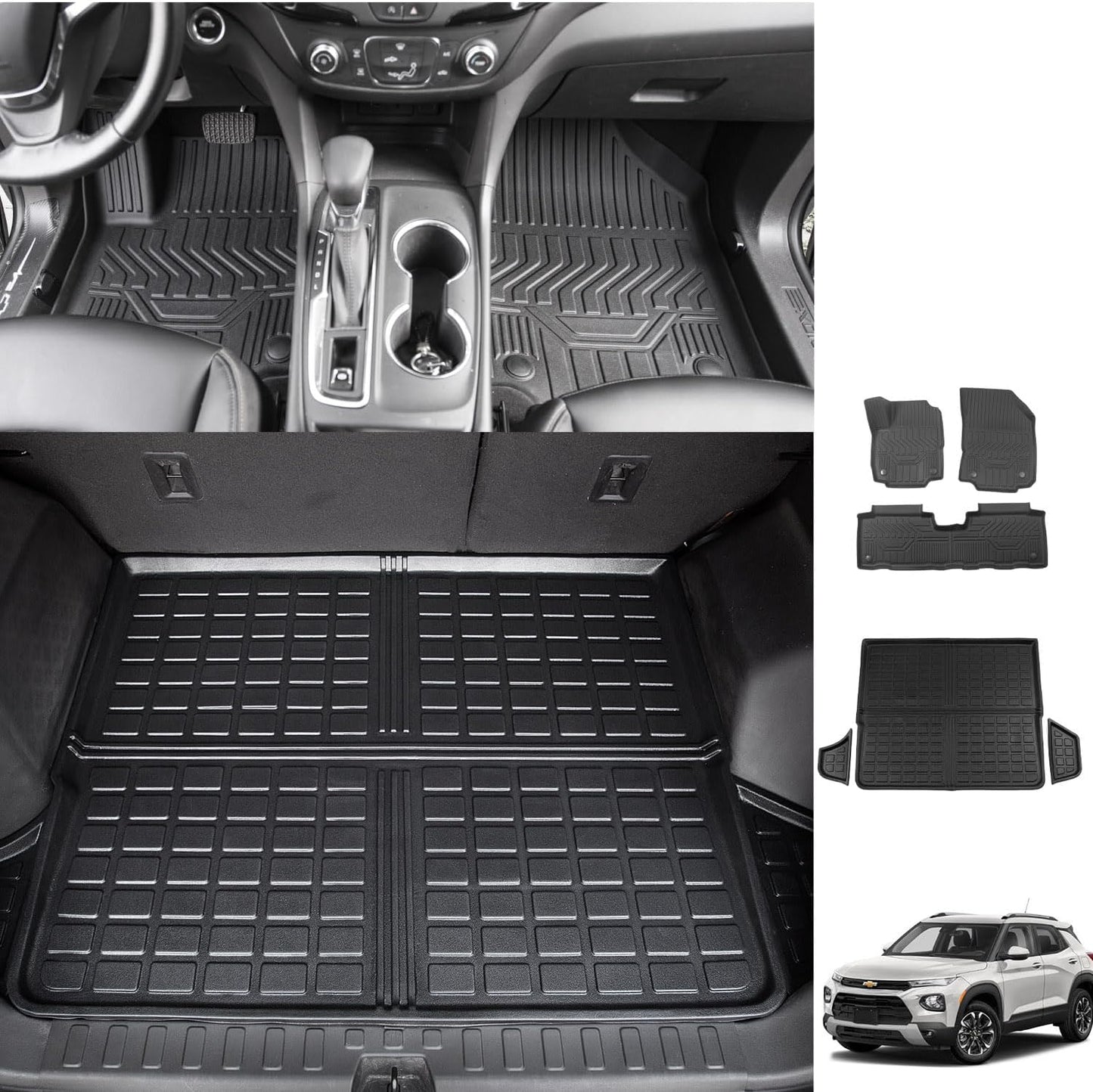 Trunk Mat Compatible with 2018-2024 Chevrolet Equinox/GMC Terrain - OHMU