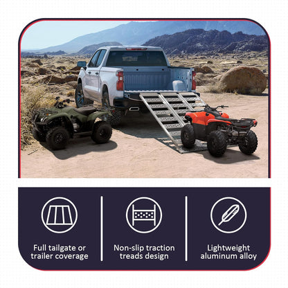 Tri-Fold Ramps with Treads with 1600Ibs Max Load - OHMU