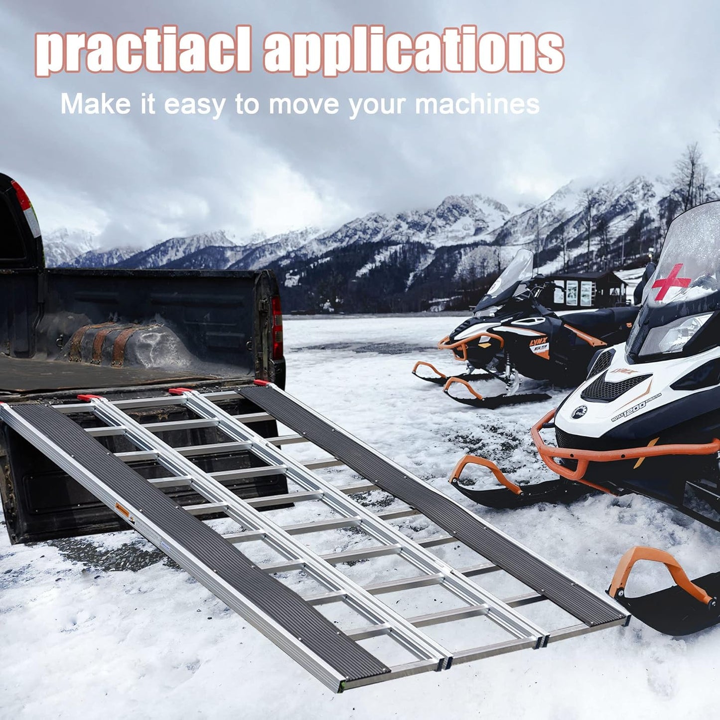 Motorcycle Ramp, ATV Ramp for Pickup Trucks