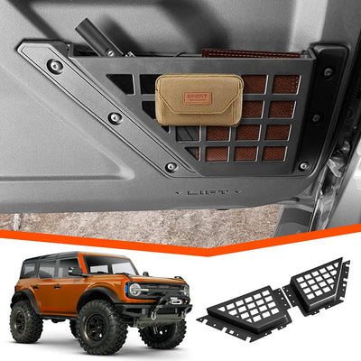 Door Storage Pockets for Ford Bronco 2/4 Door 2021 - 2025