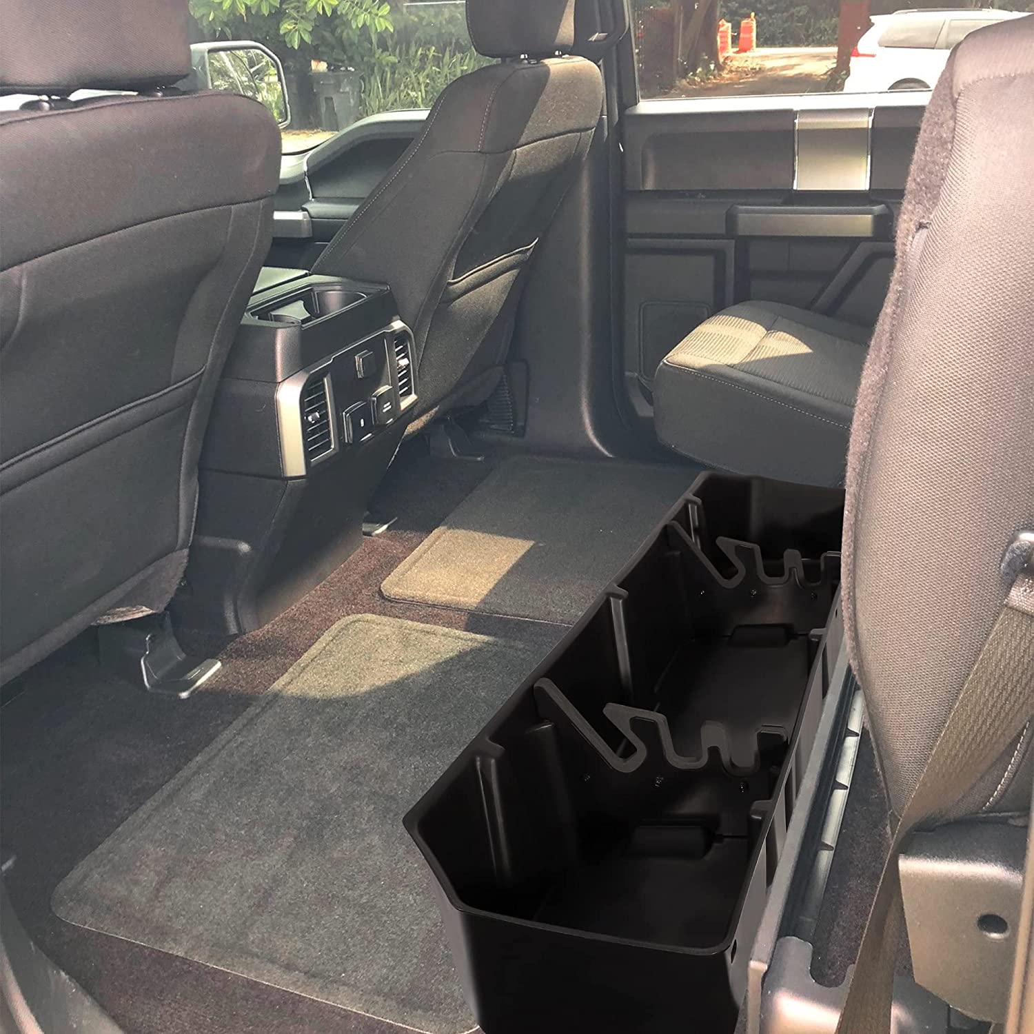 Upgraded Under Seat Storage Box Fit For 2015-2023 Ford F150 SuperCrew Cab & Crew Cab - OHMU