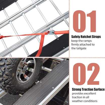 Motorcycle Ramp, ATV Ramp for Pickup Trucks