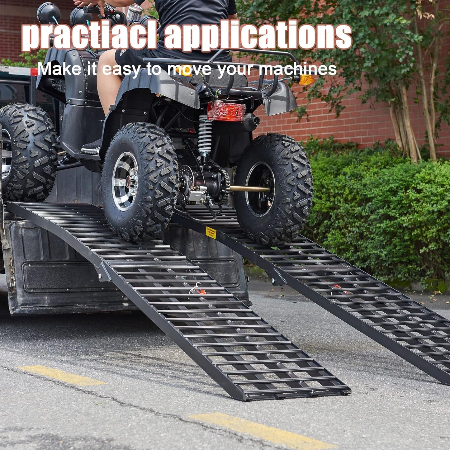 Motorcycle Ramp, ATV Ramp for Pickup Trucks