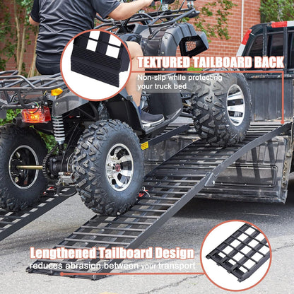 Motorcycle Ramp, ATV Ramp for Pickup Trucks