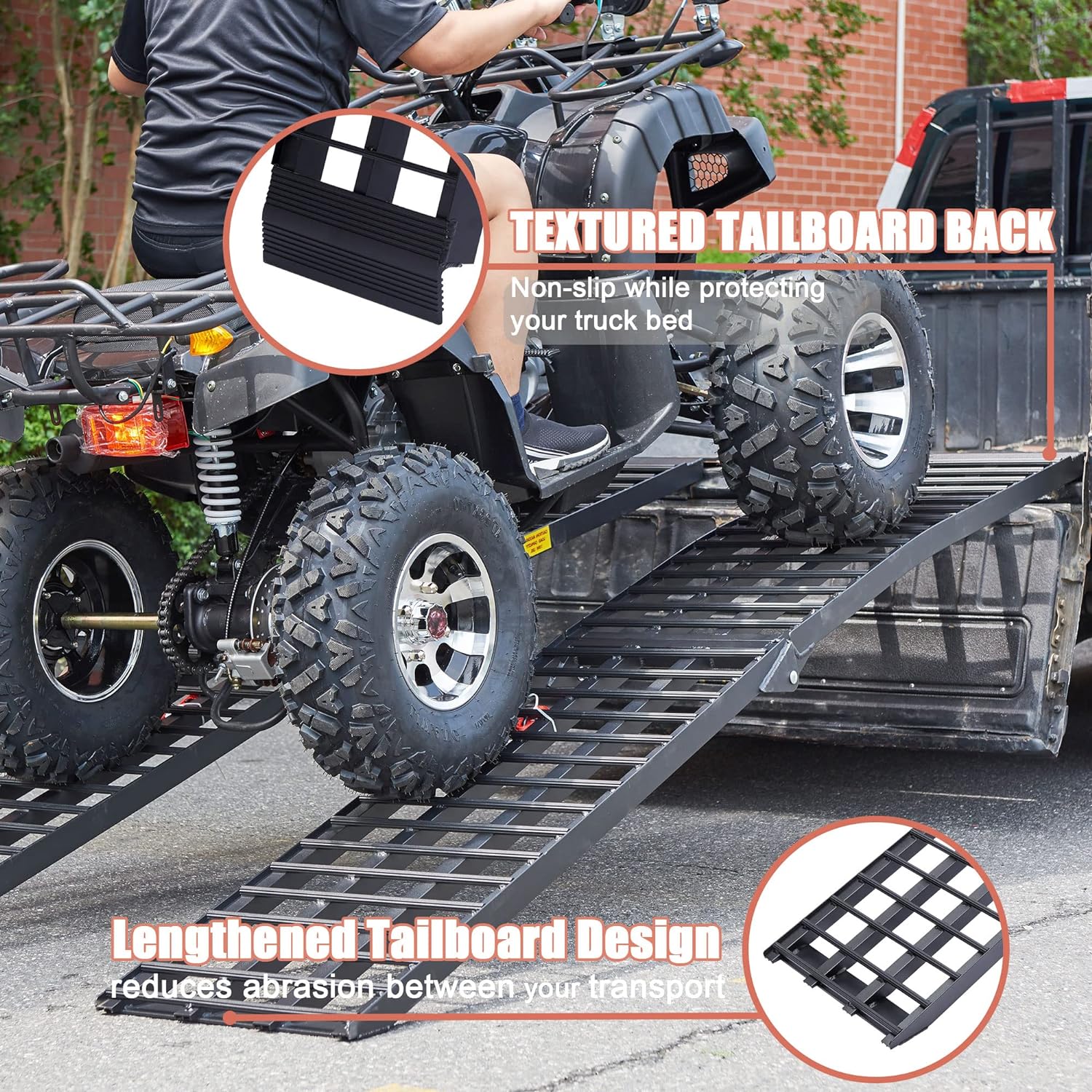 Motorcycle Ramp, ATV Ramp for Pickup Trucks - OHMU