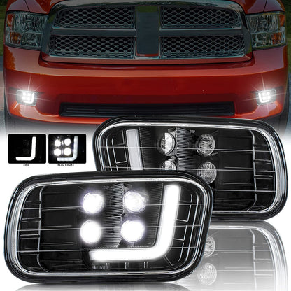 LED Fog Lights with Daytime Running Lights for Dodge Ram 1500 2009-2012