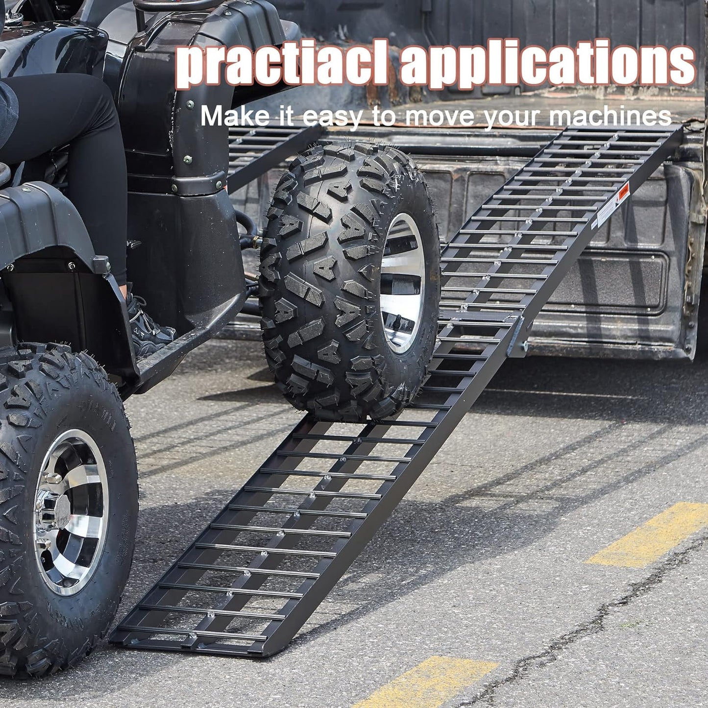 Motorcycle Ramp, ATV Ramp for Pickup Trucks